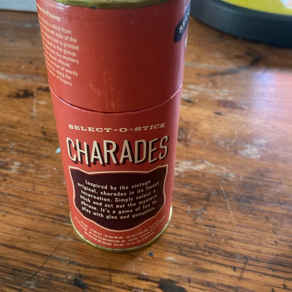 Select-O-Stick charades game